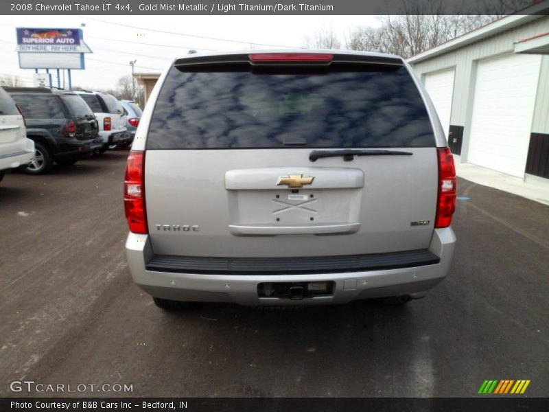 Gold Mist Metallic / Light Titanium/Dark Titanium 2008 Chevrolet Tahoe LT 4x4