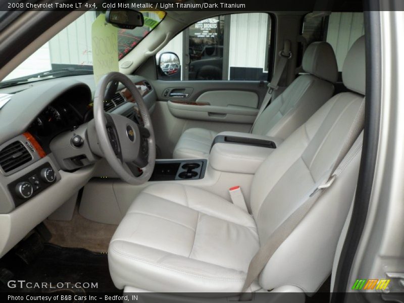 Gold Mist Metallic / Light Titanium/Dark Titanium 2008 Chevrolet Tahoe LT 4x4