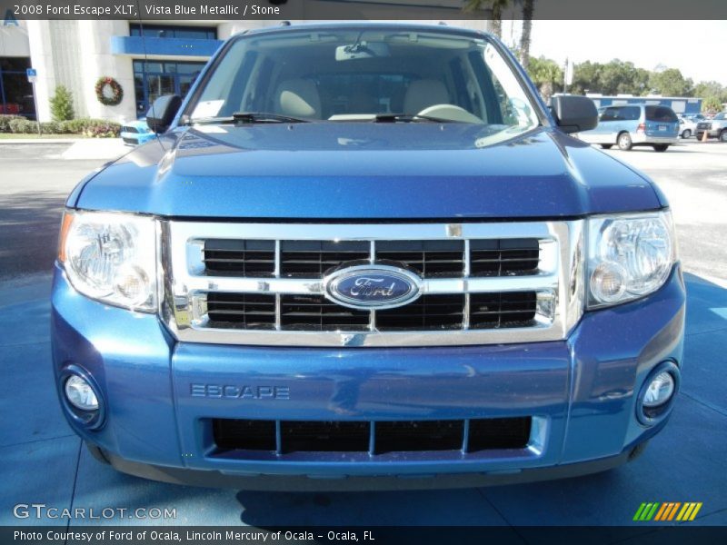 Vista Blue Metallic / Stone 2008 Ford Escape XLT