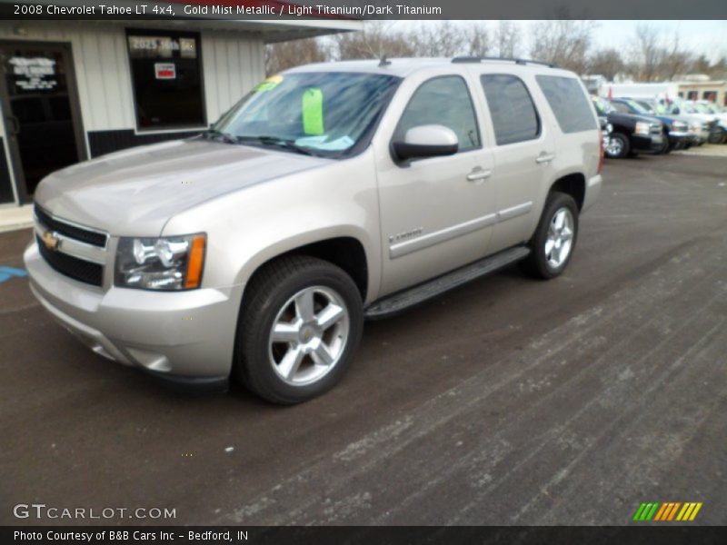 Gold Mist Metallic / Light Titanium/Dark Titanium 2008 Chevrolet Tahoe LT 4x4