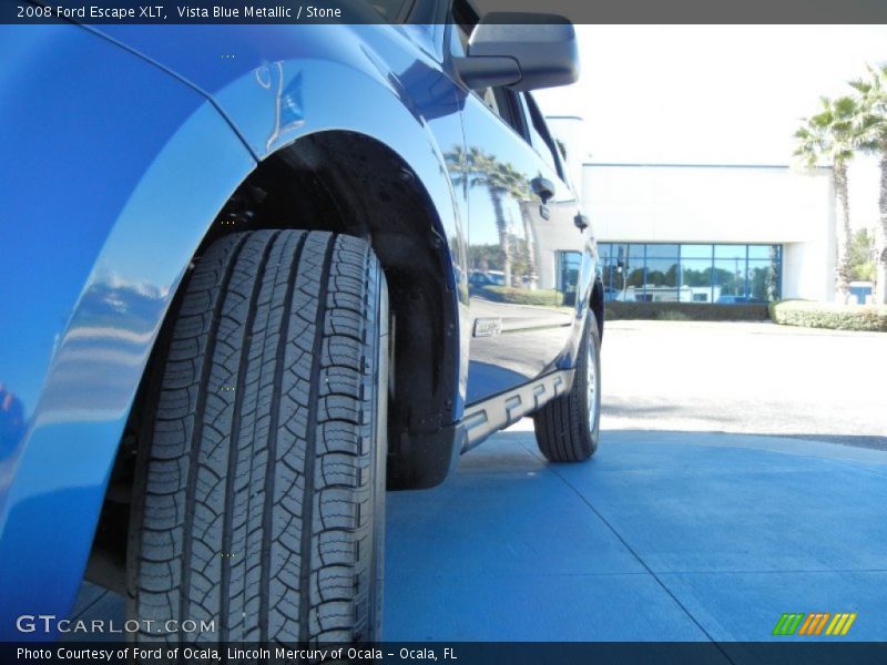 Vista Blue Metallic / Stone 2008 Ford Escape XLT
