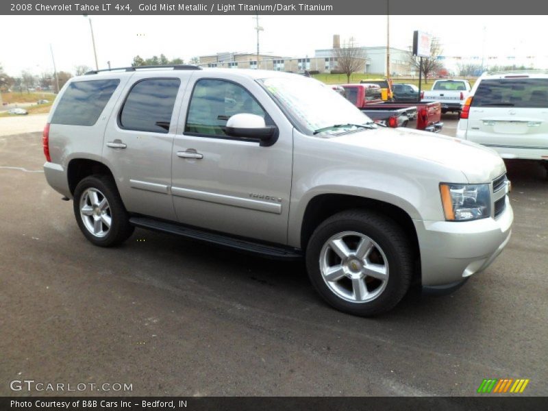 Gold Mist Metallic / Light Titanium/Dark Titanium 2008 Chevrolet Tahoe LT 4x4