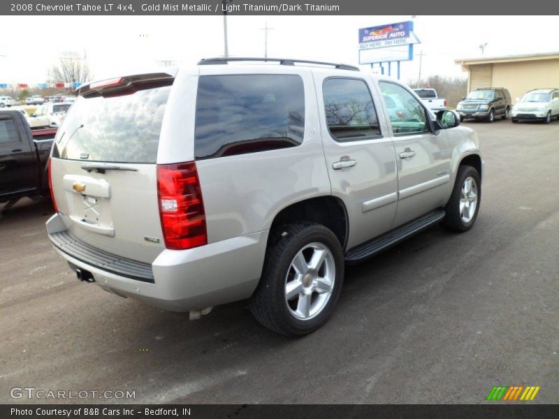 Gold Mist Metallic / Light Titanium/Dark Titanium 2008 Chevrolet Tahoe LT 4x4
