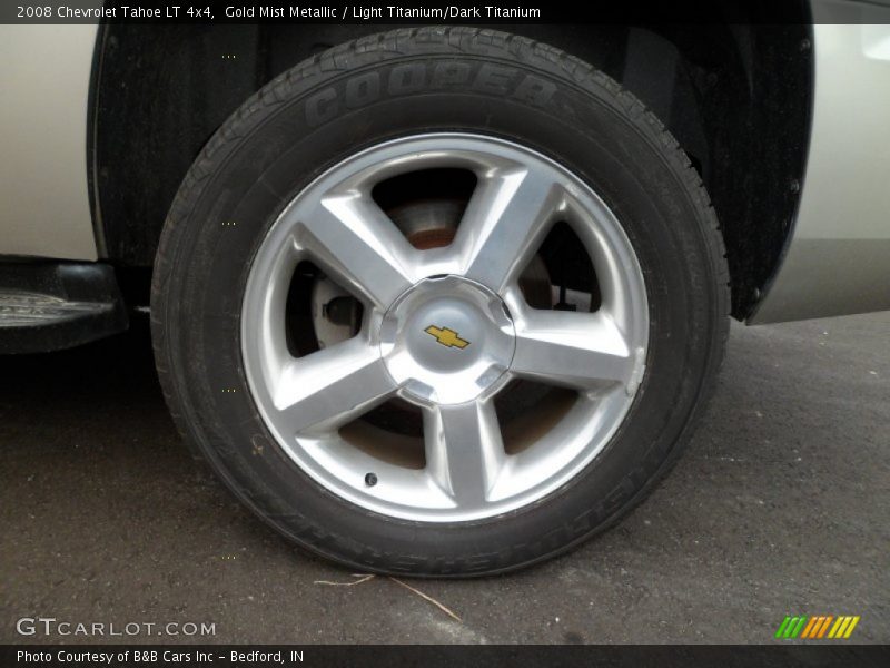 Gold Mist Metallic / Light Titanium/Dark Titanium 2008 Chevrolet Tahoe LT 4x4
