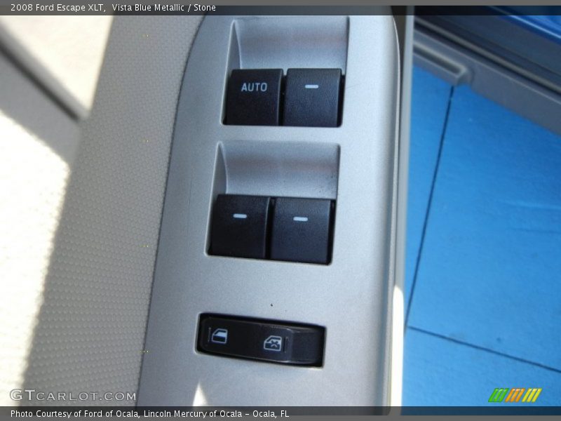 Vista Blue Metallic / Stone 2008 Ford Escape XLT