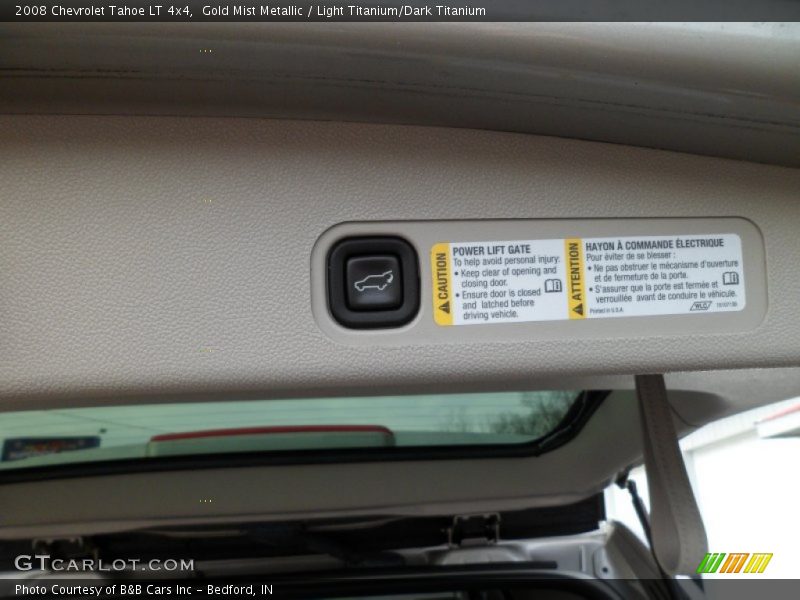 Gold Mist Metallic / Light Titanium/Dark Titanium 2008 Chevrolet Tahoe LT 4x4