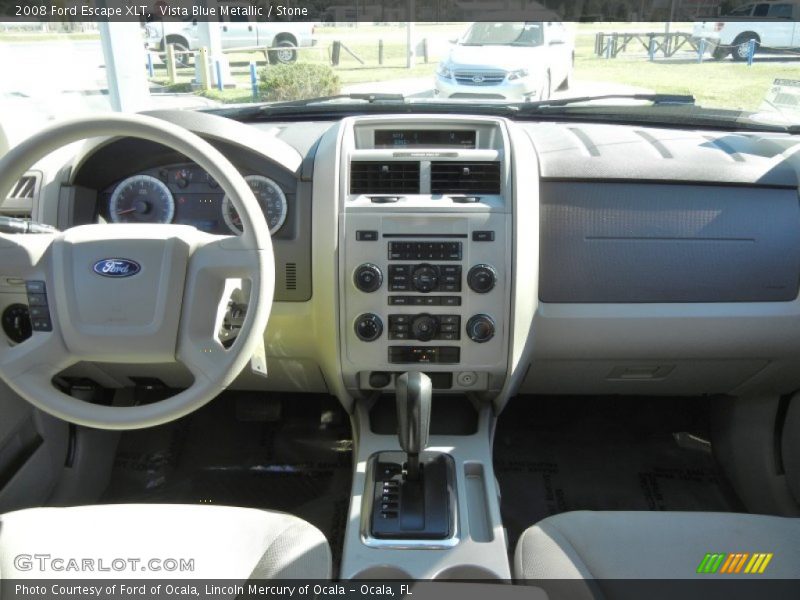 Vista Blue Metallic / Stone 2008 Ford Escape XLT