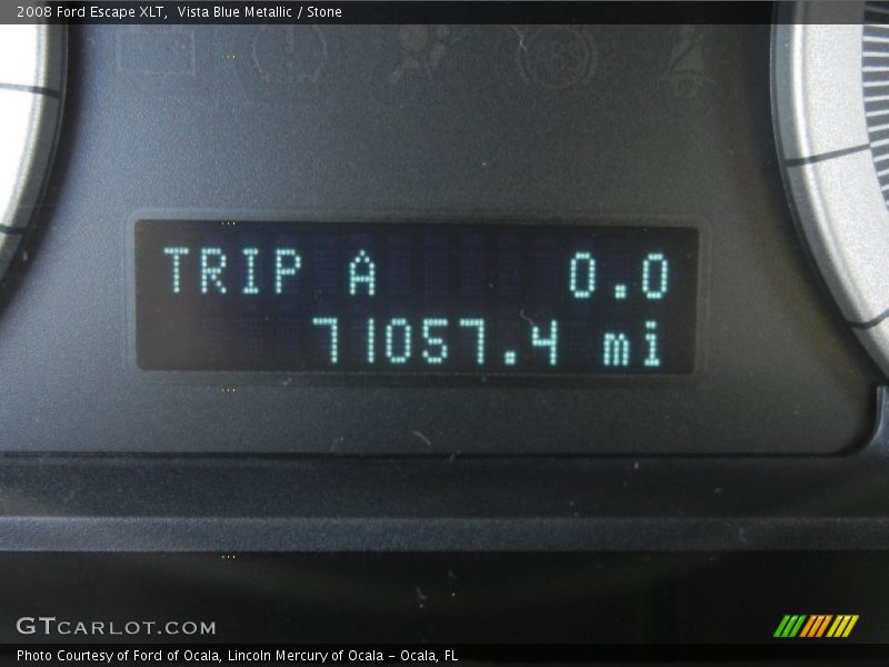 Vista Blue Metallic / Stone 2008 Ford Escape XLT