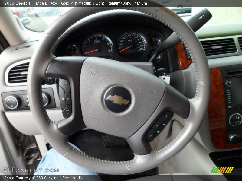 Gold Mist Metallic / Light Titanium/Dark Titanium 2008 Chevrolet Tahoe LT 4x4