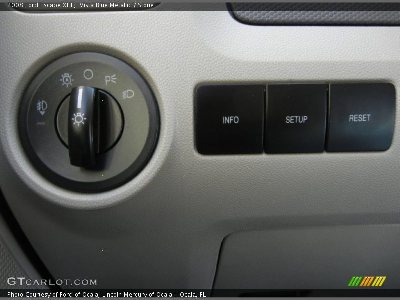 Vista Blue Metallic / Stone 2008 Ford Escape XLT