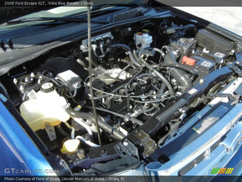 Vista Blue Metallic / Stone 2008 Ford Escape XLT