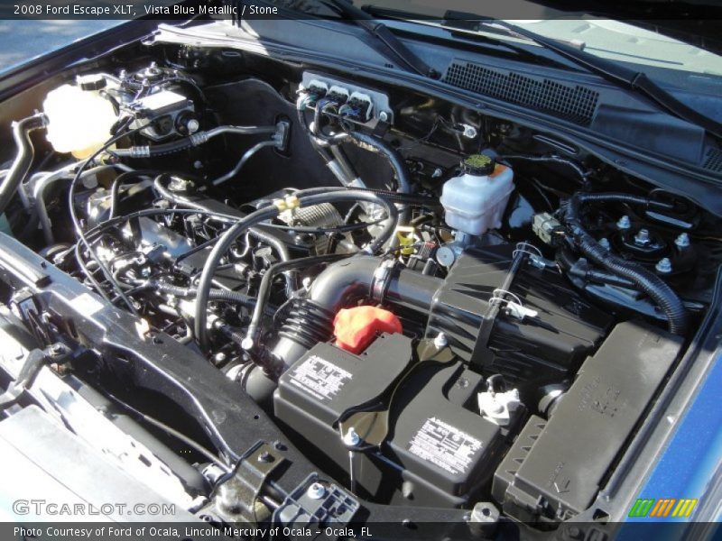 Vista Blue Metallic / Stone 2008 Ford Escape XLT