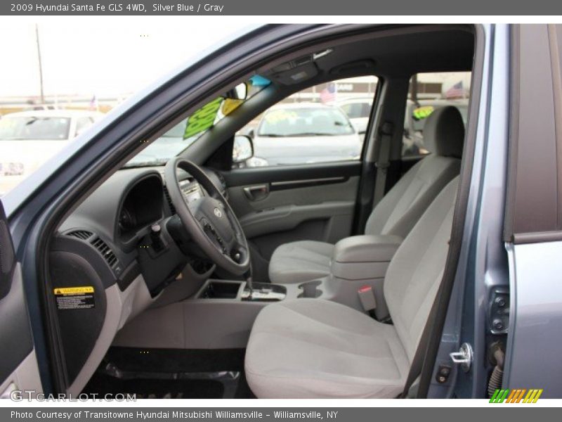 Silver Blue / Gray 2009 Hyundai Santa Fe GLS 4WD