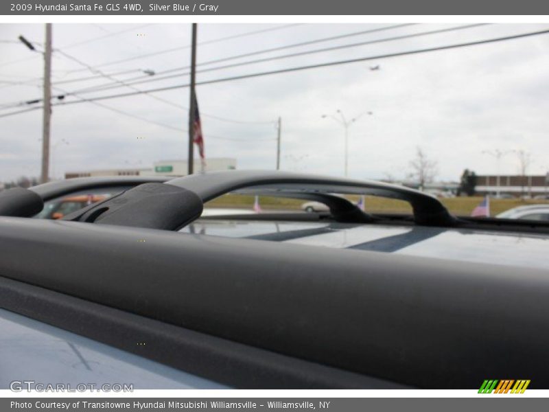 Silver Blue / Gray 2009 Hyundai Santa Fe GLS 4WD