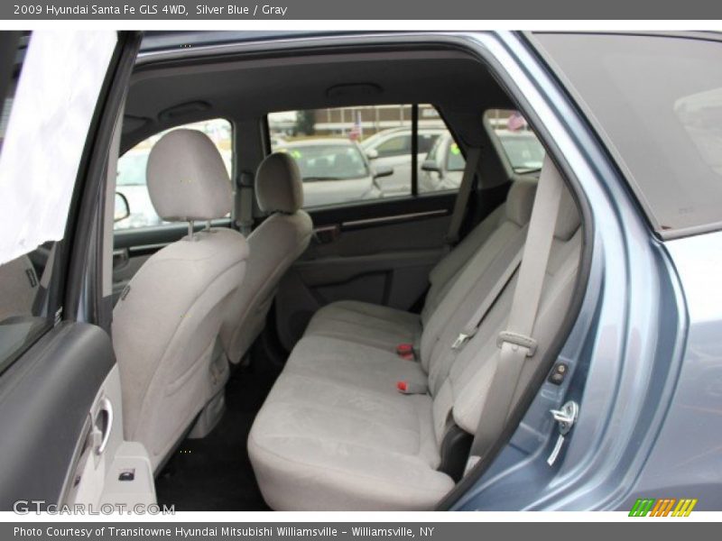 Silver Blue / Gray 2009 Hyundai Santa Fe GLS 4WD