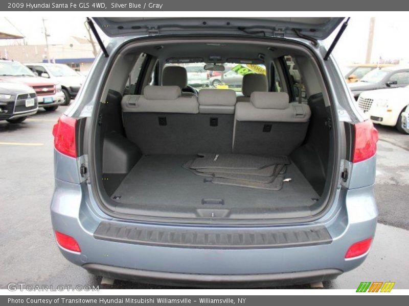 Silver Blue / Gray 2009 Hyundai Santa Fe GLS 4WD