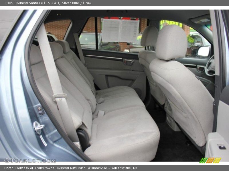 Silver Blue / Gray 2009 Hyundai Santa Fe GLS 4WD