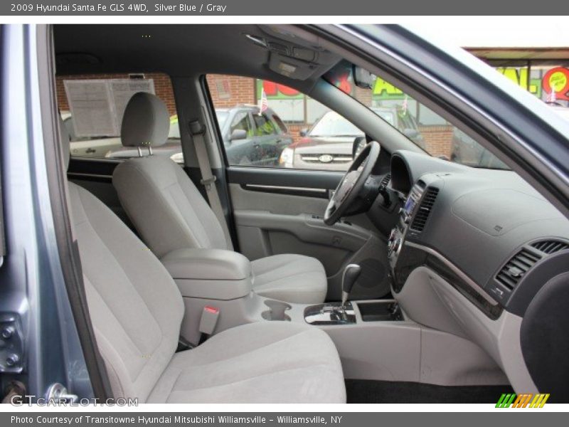 Silver Blue / Gray 2009 Hyundai Santa Fe GLS 4WD
