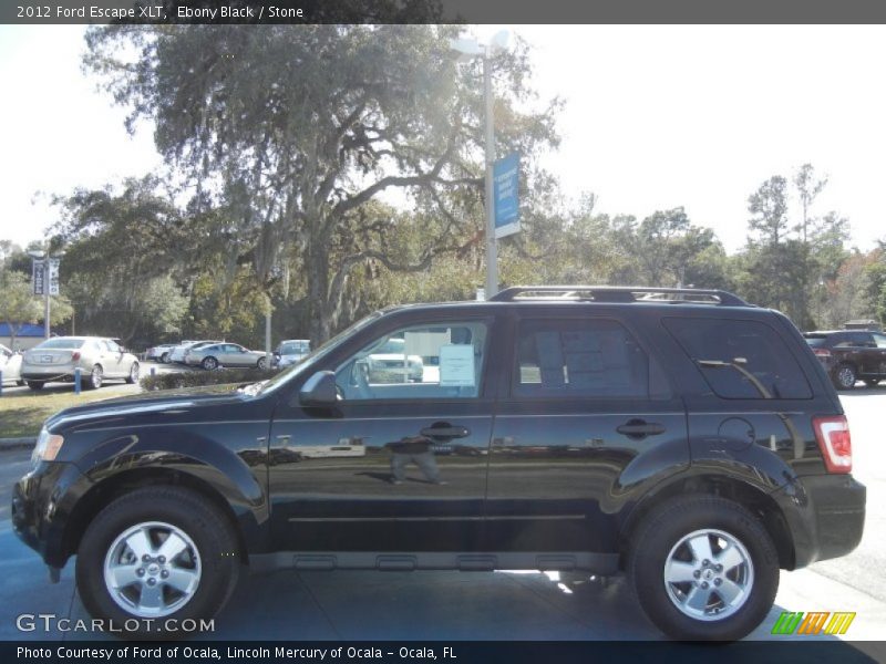 Ebony Black / Stone 2012 Ford Escape XLT