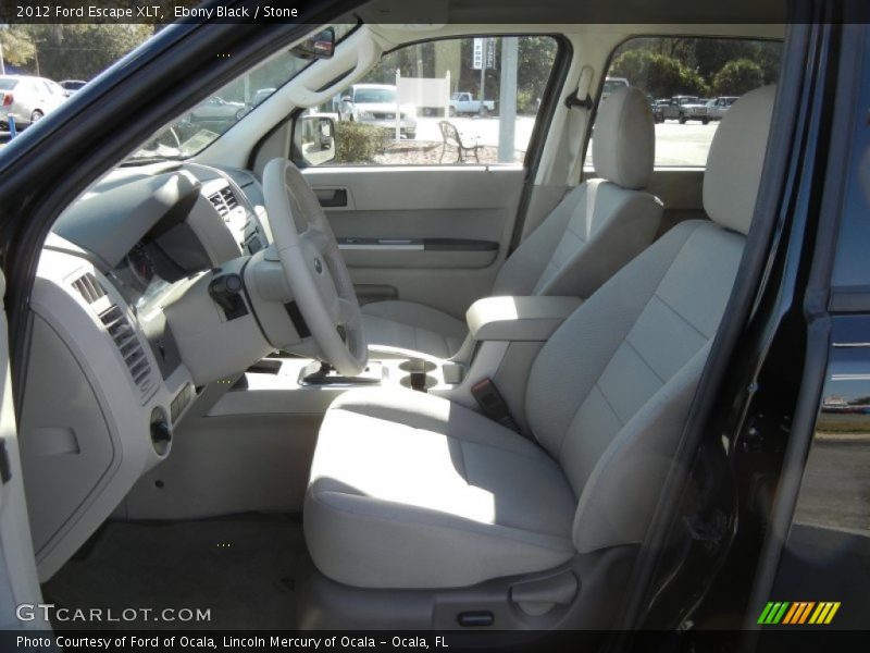 Ebony Black / Stone 2012 Ford Escape XLT