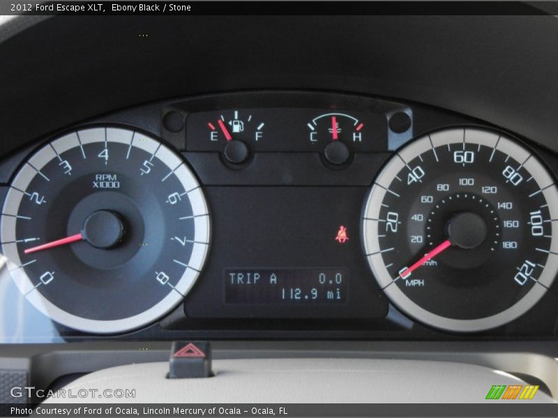Ebony Black / Stone 2012 Ford Escape XLT