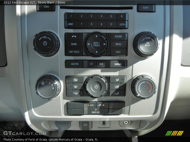 Ebony Black / Stone 2012 Ford Escape XLT