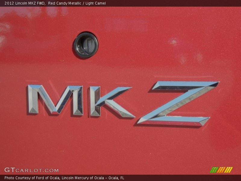 Red Candy Metallic / Light Camel 2012 Lincoln MKZ FWD