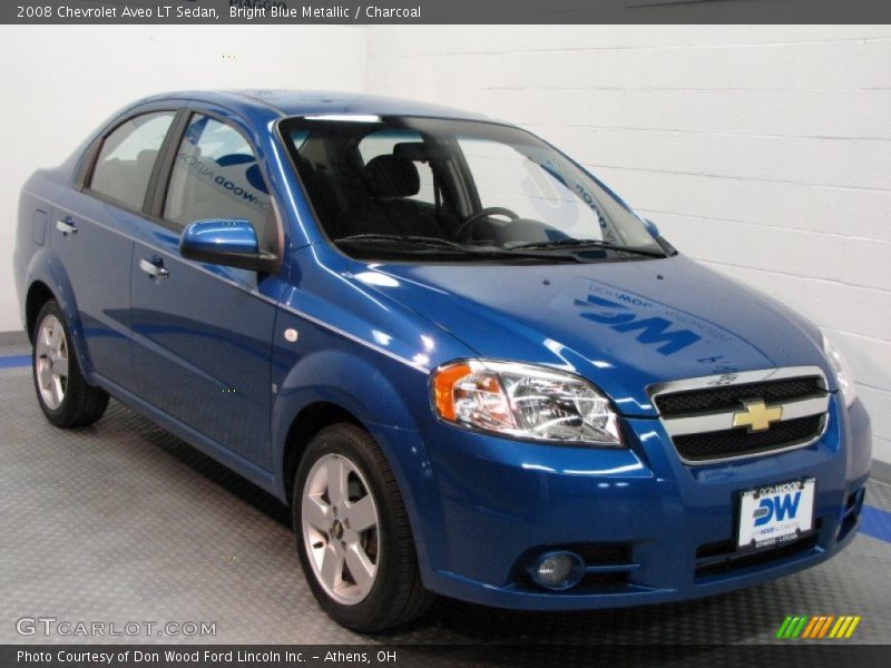 Bright Blue Metallic / Charcoal 2008 Chevrolet Aveo LT Sedan
