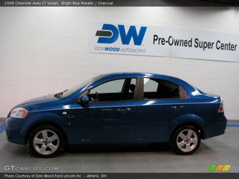 Bright Blue Metallic / Charcoal 2008 Chevrolet Aveo LT Sedan