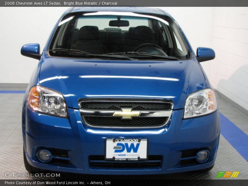 Bright Blue Metallic / Charcoal 2008 Chevrolet Aveo LT Sedan