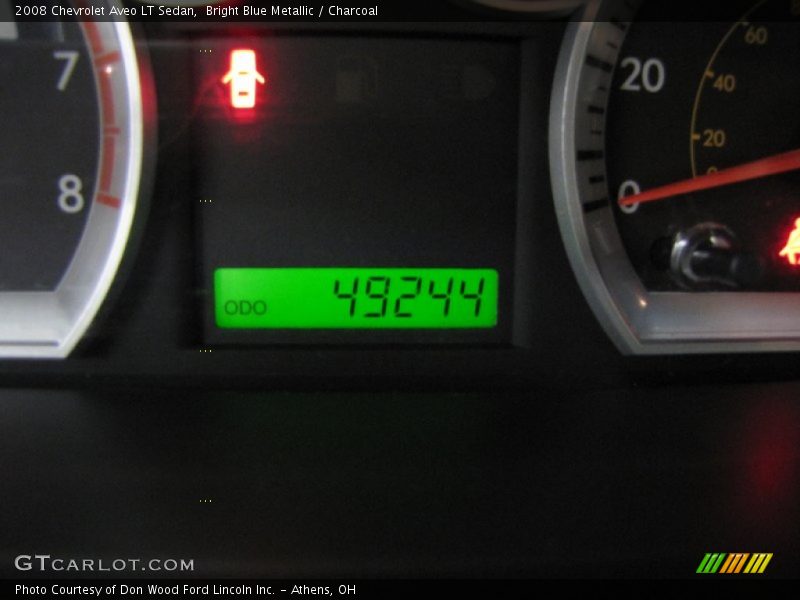 Bright Blue Metallic / Charcoal 2008 Chevrolet Aveo LT Sedan