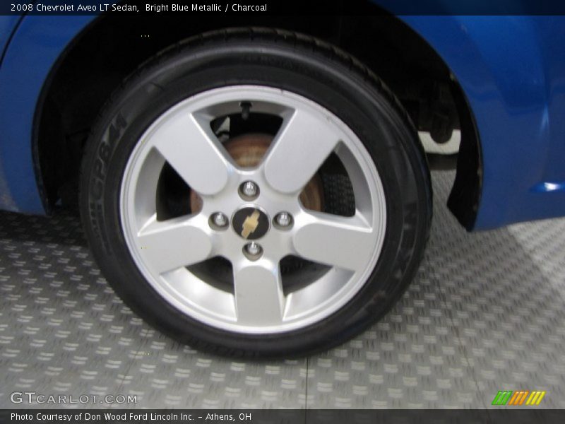 Bright Blue Metallic / Charcoal 2008 Chevrolet Aveo LT Sedan