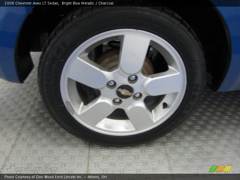 Bright Blue Metallic / Charcoal 2008 Chevrolet Aveo LT Sedan