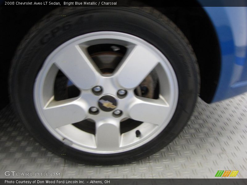 Bright Blue Metallic / Charcoal 2008 Chevrolet Aveo LT Sedan