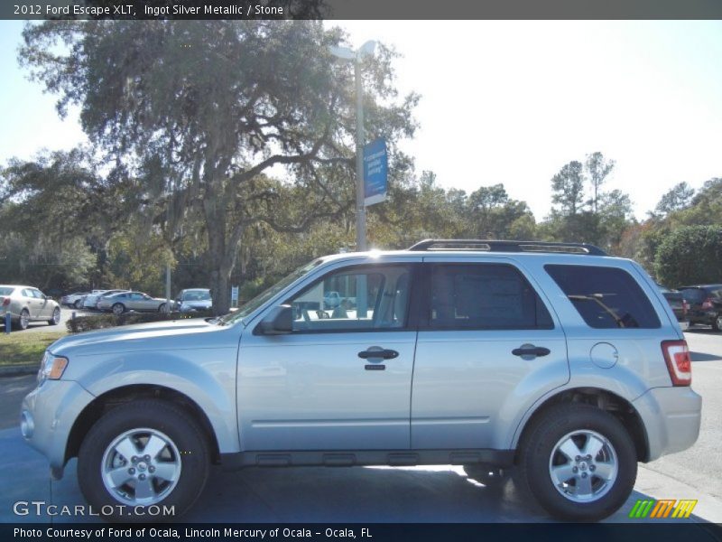 Ingot Silver Metallic / Stone 2012 Ford Escape XLT