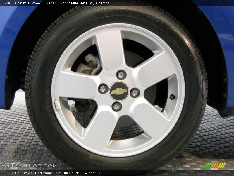 Bright Blue Metallic / Charcoal 2008 Chevrolet Aveo LT Sedan