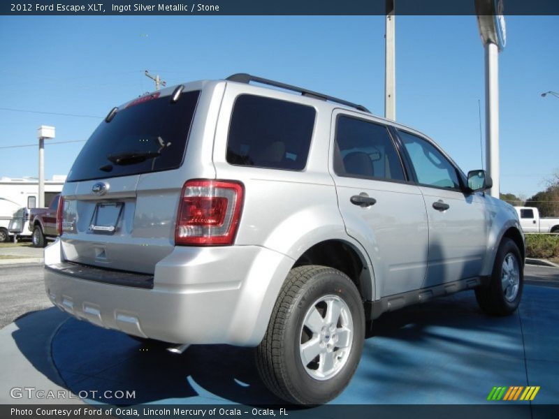 Ingot Silver Metallic / Stone 2012 Ford Escape XLT
