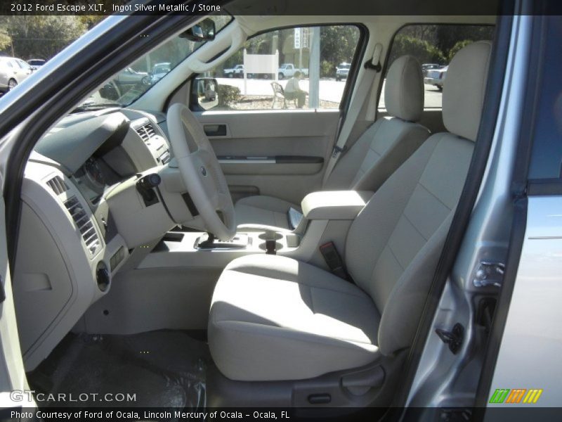 Ingot Silver Metallic / Stone 2012 Ford Escape XLT
