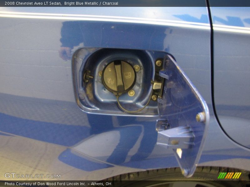 Bright Blue Metallic / Charcoal 2008 Chevrolet Aveo LT Sedan