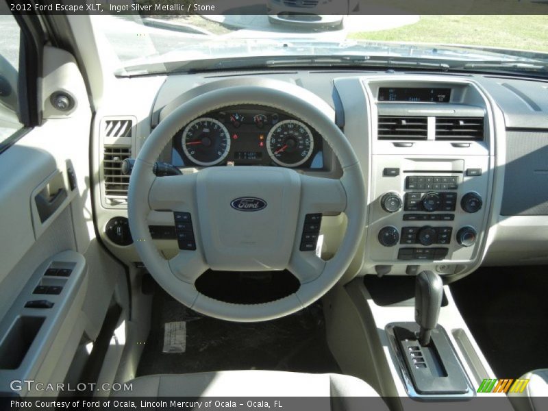 Ingot Silver Metallic / Stone 2012 Ford Escape XLT