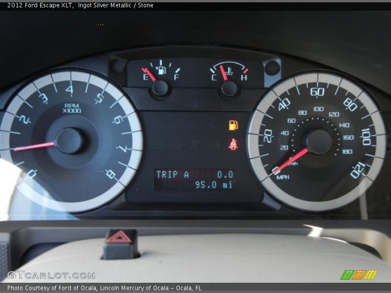 Ingot Silver Metallic / Stone 2012 Ford Escape XLT