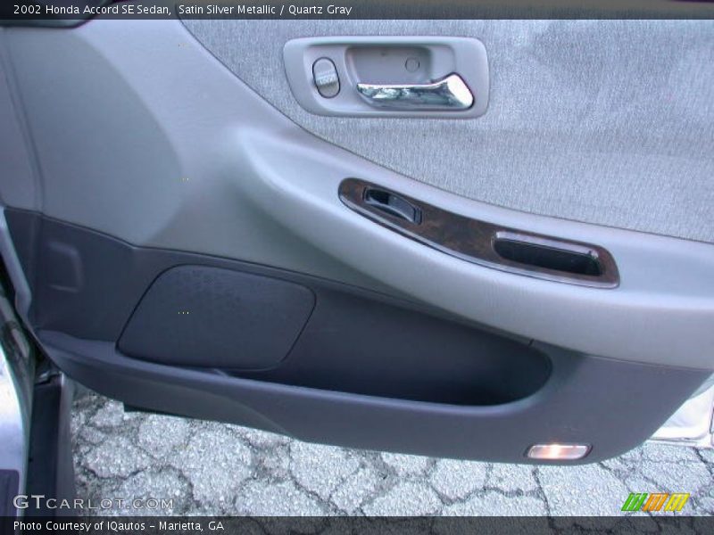 Satin Silver Metallic / Quartz Gray 2002 Honda Accord SE Sedan