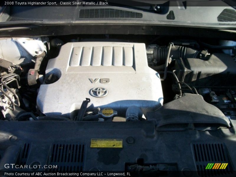 Classic Silver Metallic / Black 2008 Toyota Highlander Sport