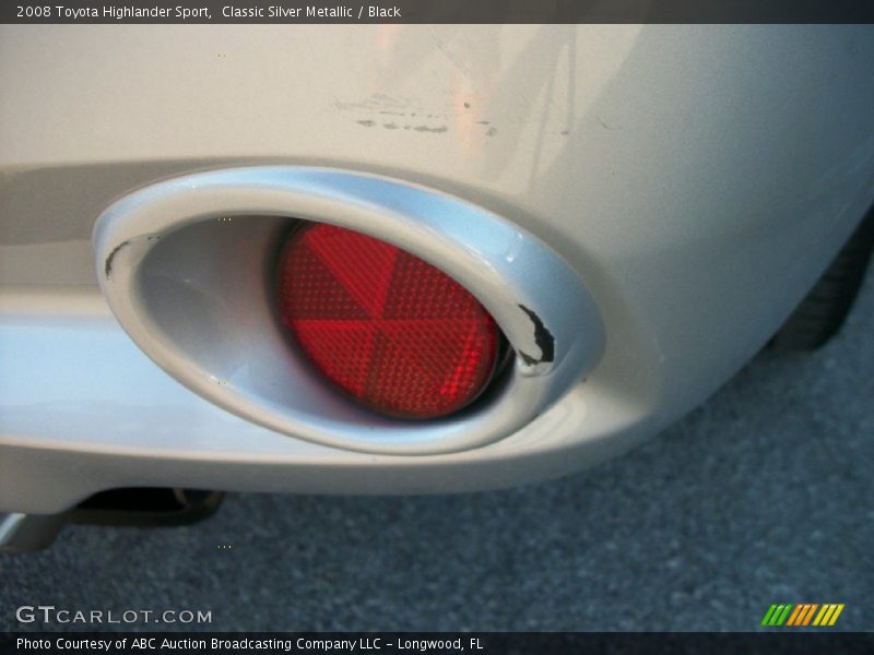 Classic Silver Metallic / Black 2008 Toyota Highlander Sport
