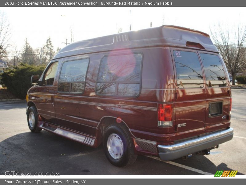 Burgundy Red Metallic / Medium Pebble 2003 Ford E Series Van E150 Passenger Conversion