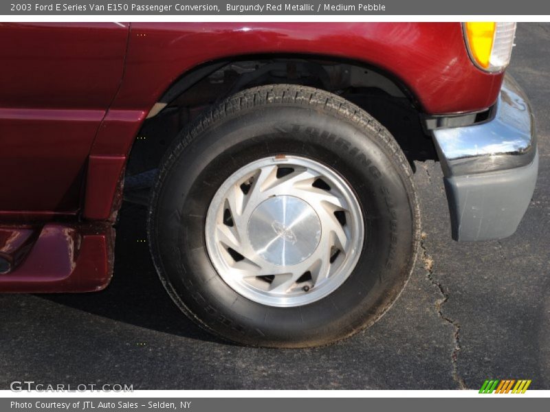 Burgundy Red Metallic / Medium Pebble 2003 Ford E Series Van E150 Passenger Conversion