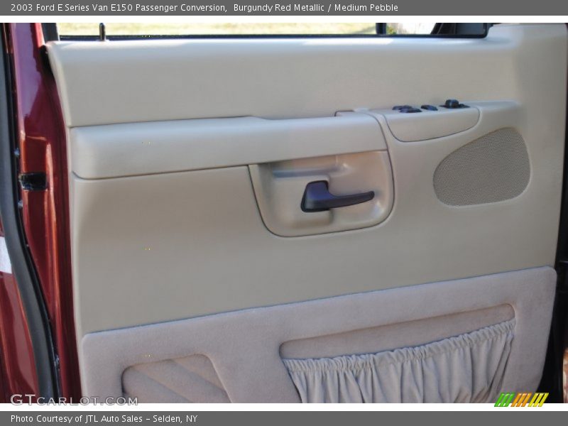 Burgundy Red Metallic / Medium Pebble 2003 Ford E Series Van E150 Passenger Conversion