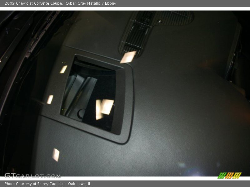 Cyber Gray Metallic / Ebony 2009 Chevrolet Corvette Coupe