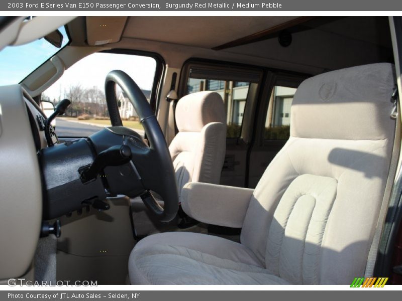 Burgundy Red Metallic / Medium Pebble 2003 Ford E Series Van E150 Passenger Conversion