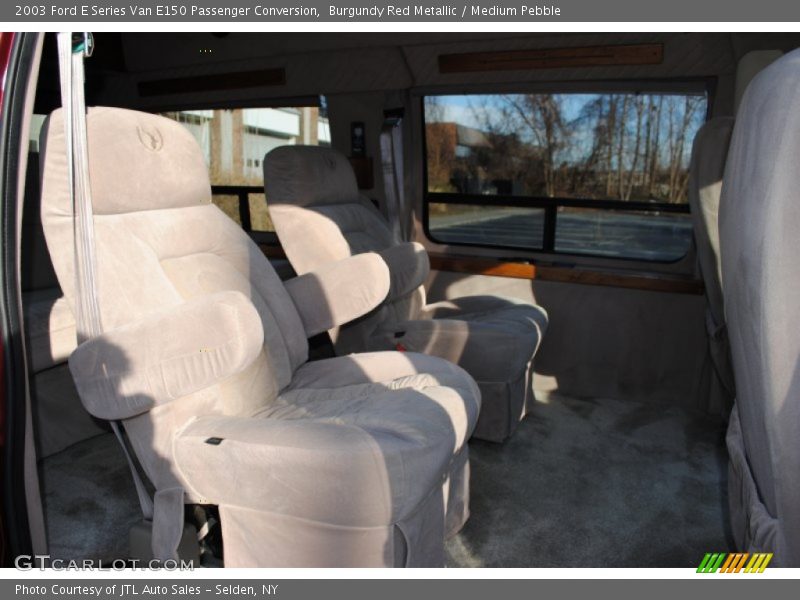 Burgundy Red Metallic / Medium Pebble 2003 Ford E Series Van E150 Passenger Conversion